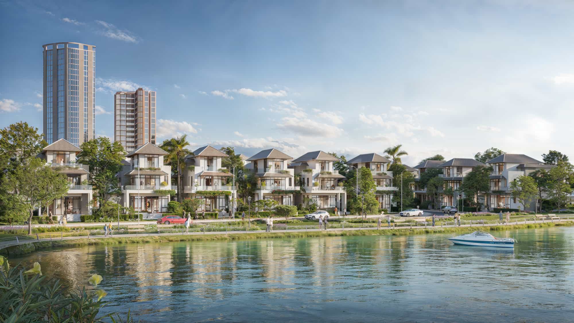 Trang chủ 64 Hồ nước trong Hòa Lạc Metro City