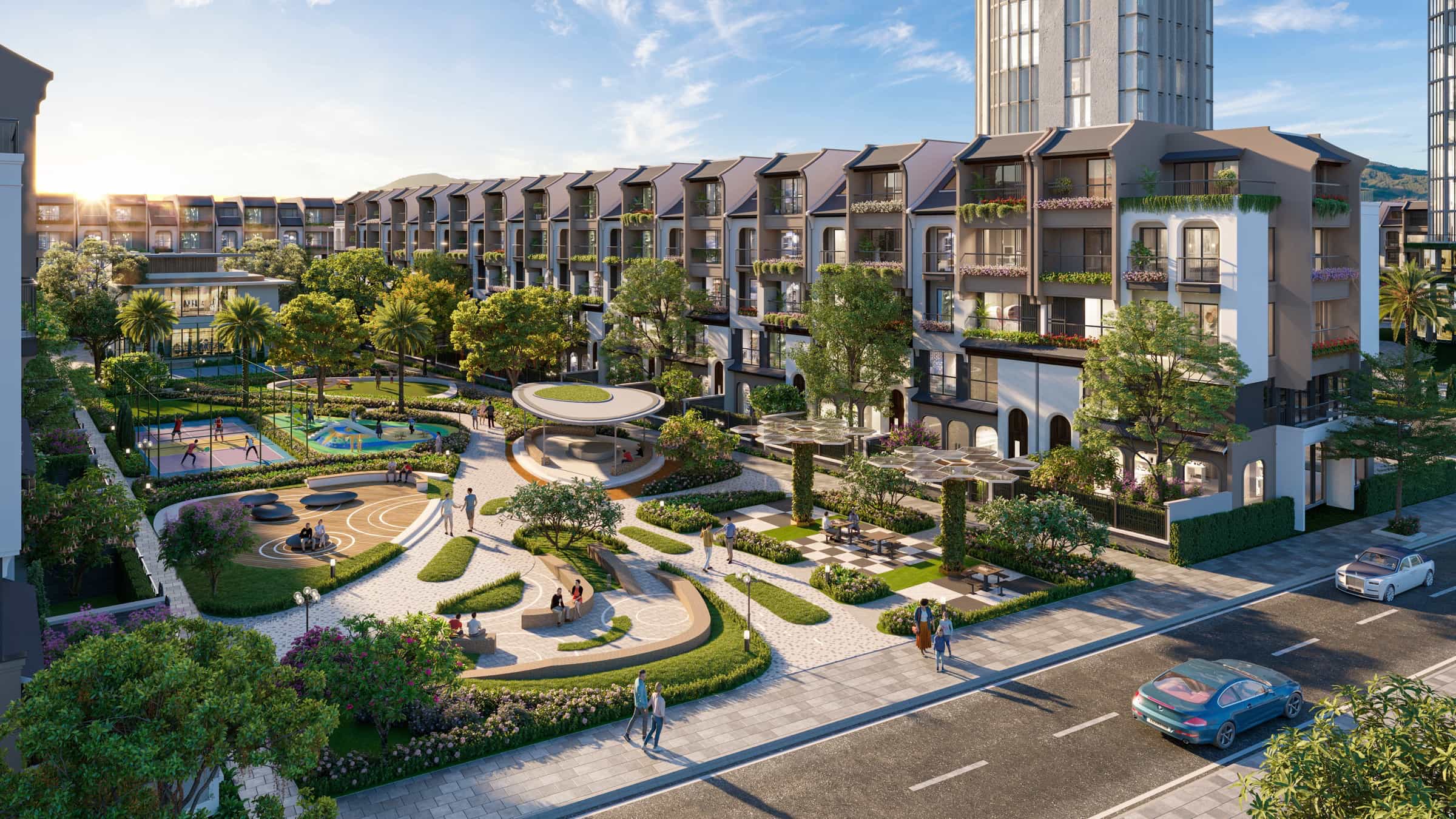 Trang chủ 65 Công viên trong Hòa Lạc Metro City