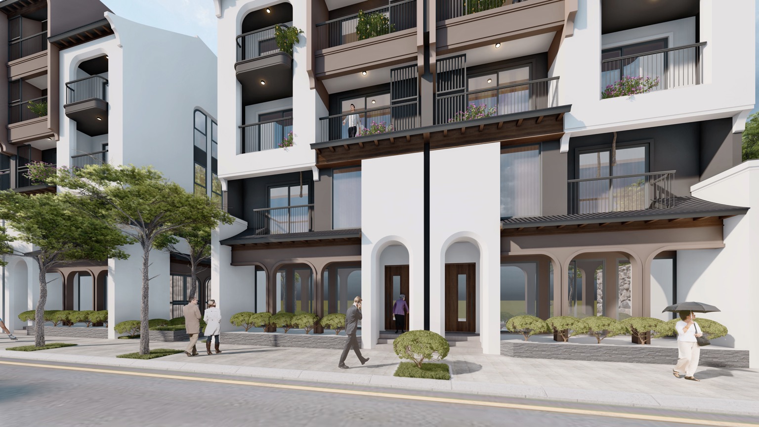 Trang chủ 74 Biệt thự Song lập Hòa Lạc Metro City