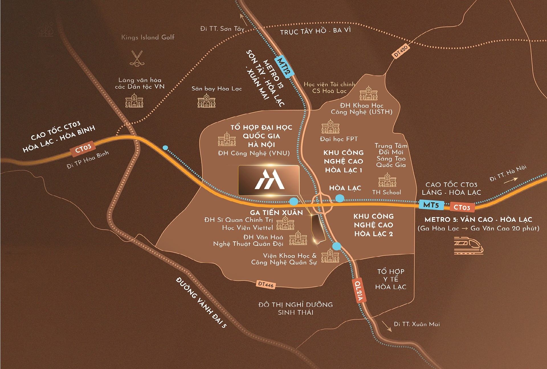 Trang chủ 66 Tiện ích ngoại khu Hòa Lạc Metro City